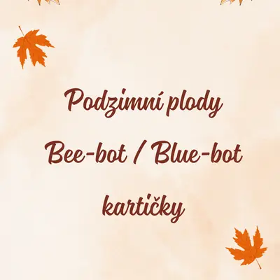 Podzimní plody - Bee-bot/Blue-bot kartičky