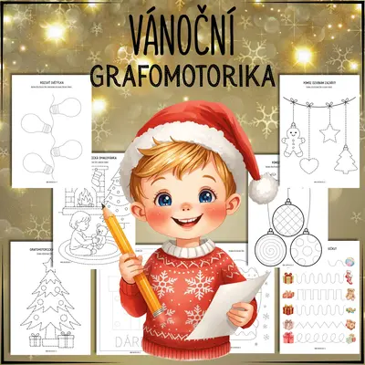 Vánoční grafomotorika