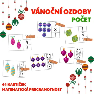 VÁNOČNÍ OZDOBY - počet