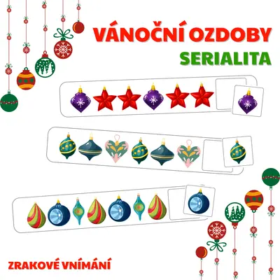 VÁNOČNÍ OZDOBY - serialita