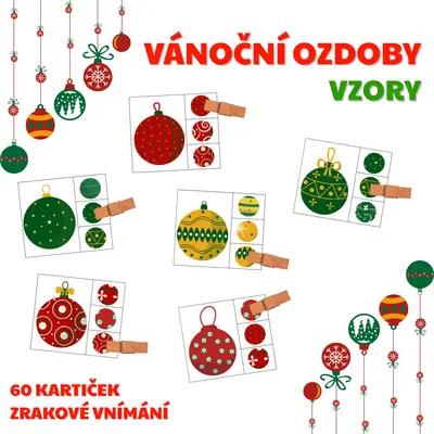 VÁNOČNÍ OZDOBY - vzory 