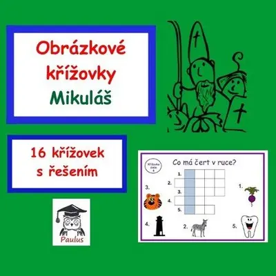 Obrázkové křížovky Mikuláš