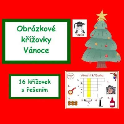 Obrázkové křížovky Vánoce