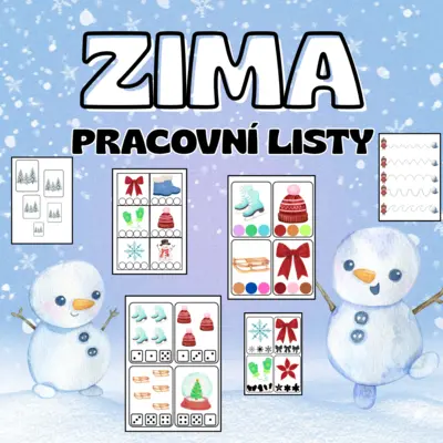 Zima - pracovní listy 