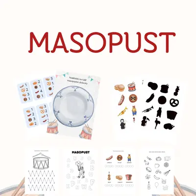 Masopust - aktivity a pracovní listy