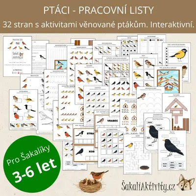 Pracovní listy - PTÁCI