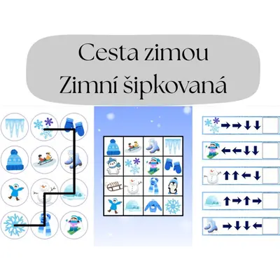 Cesta zimou, Zimní šipkovaná