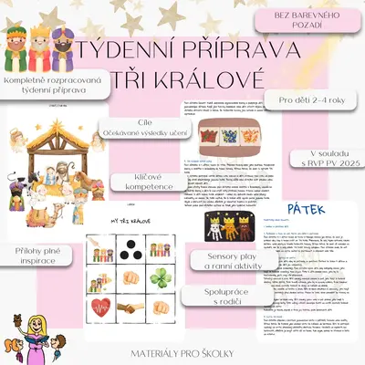Týdenní příprava - Tři králové pro nejmenší