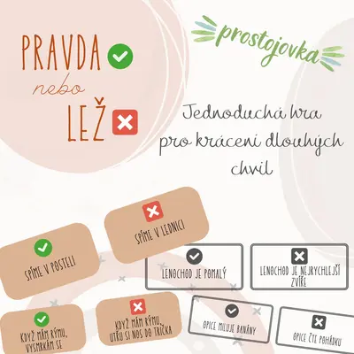 Pravda nebo lež - prostojovka