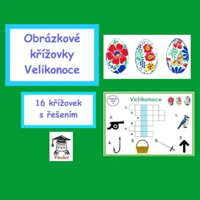 Obrázkové křížovky Velikonoce 