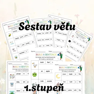 Sestav větu - angličtina