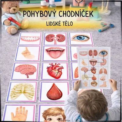 Pohybový chodníček - Lidské tělo