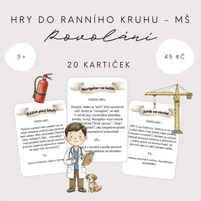 Hry pro MŠ - povolání a řemesla
