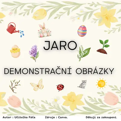 Jaro - demonstrační obrázky (48 kartiček)