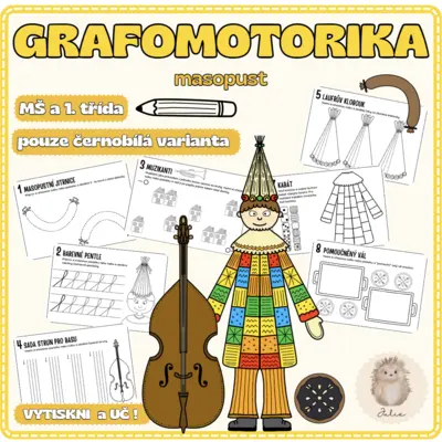 GRAFOMOTORIKA - masopust