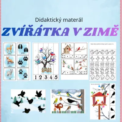 Ptáčci a zvířátka v zimě 