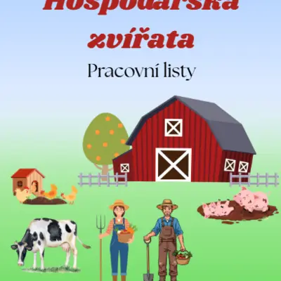 Hospodářská zvířata - pracovní listy