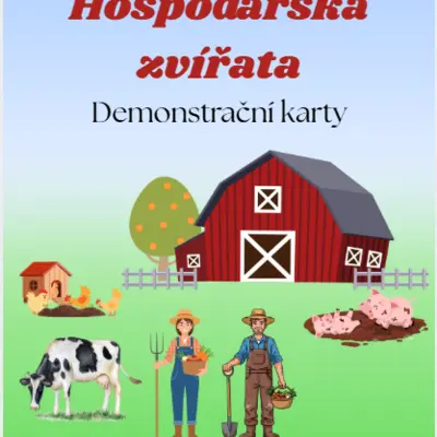 Demonstrační obrázky - hospodářská zvířata