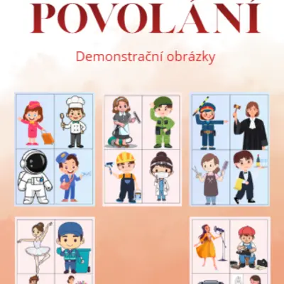 Povolání - demonstrační obrázky