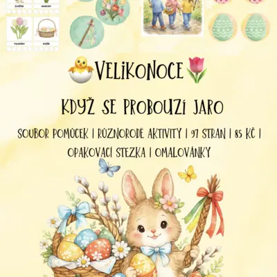 🌷🐣 Velikonoce, když se jaro probouzí 🐣🌷
