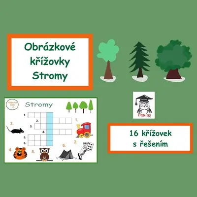 Obrázkové křížovky Stromy