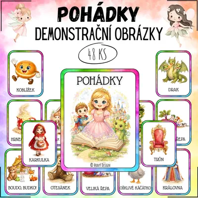 Z pohádky do pohádky - demonstrační obrázky