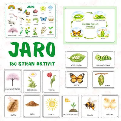 Jaro - velký soubor aktivit a materiálů