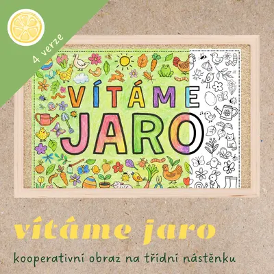 VÍTÁME JARO - kooperativní obraz