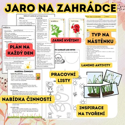 Jaro na zahrádce - příprava na každý den
