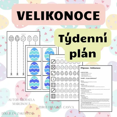 Velikonoce - Týdenní plán
