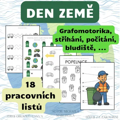 DEN ZEMĚ - pracovní listy