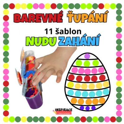 Barevné VELIKONOČNÍ ťupání