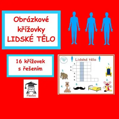 Obrázkové křížovky Lidské tělo