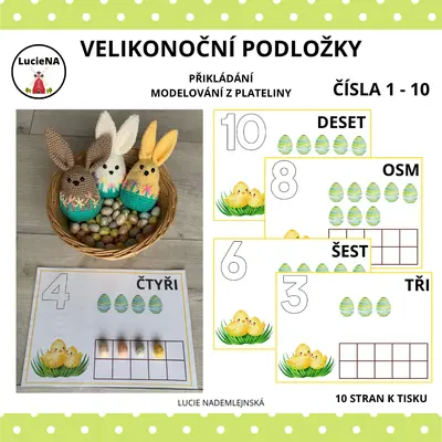VELIKONOČNÍ PODLOŽKY