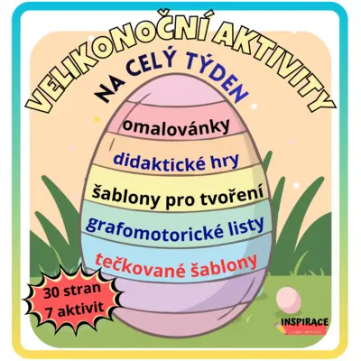 VELIKONOČNÍ AKTIVITY na celý týden 🥚🐣🐤