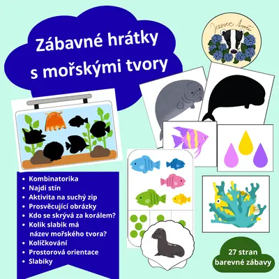 Zábavné hrátky s mořskými tvory 