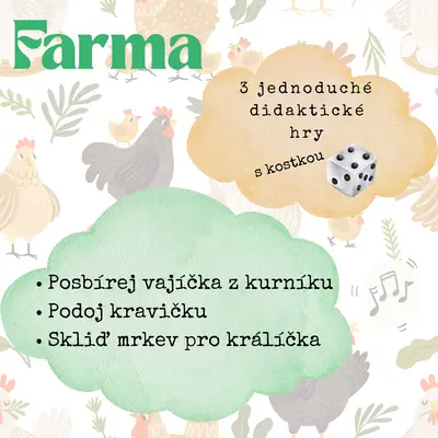 Farma - 3 didaktické hry
