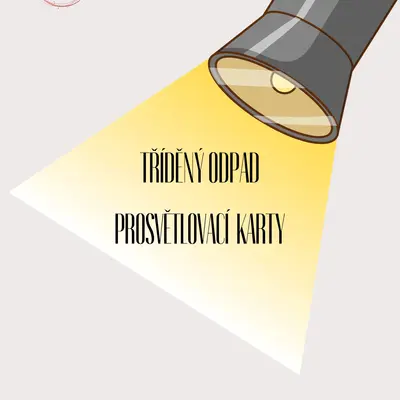 Tříděný odpad - prosvětlovací karty