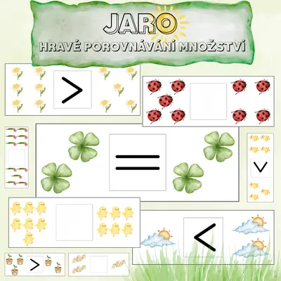 HRAVÉ POROVNÁVÁNÍ MNOŽSTVÍ - JARO