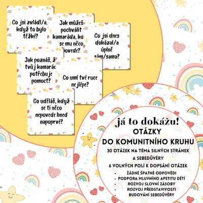 Otázky do komunitního kruhu - Já to dokážu! (sebevědomí, silné stránky)