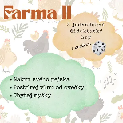 Farma II - 3 didaktické hry