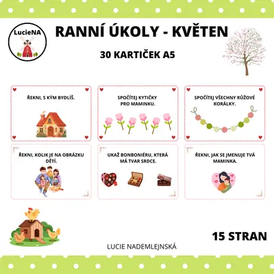 RANNÍ ÚKOLY KVĚTEN