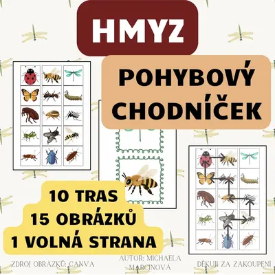 HMYZ - pohybový chodníček