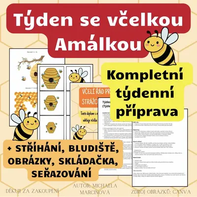 VČELY - Kompletní týdenní příprava