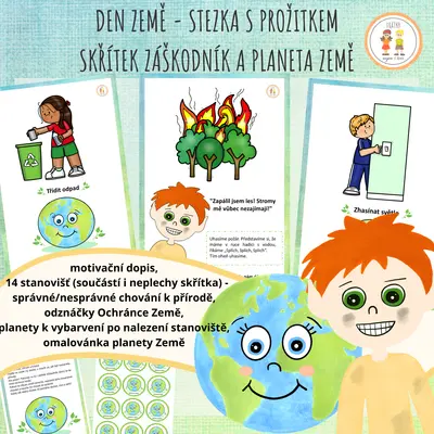 Den Země - Stezka - Skřítek Záškodník a planeta Země