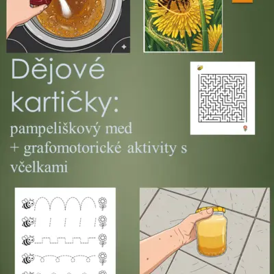 Pampeliškový med + aktivity s včelkami 