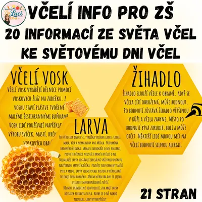 Včelí info - 20 informací ze včelího světa pro ZŠ