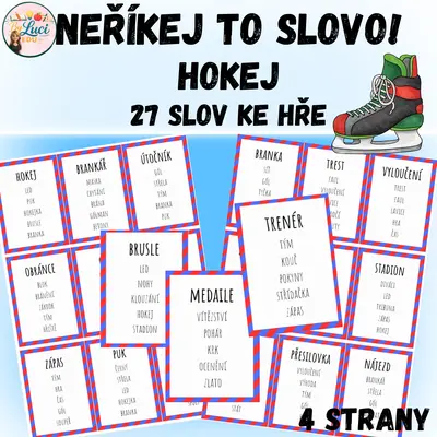 Neříkej to slovo! Hokej  -  27 slov k hádání