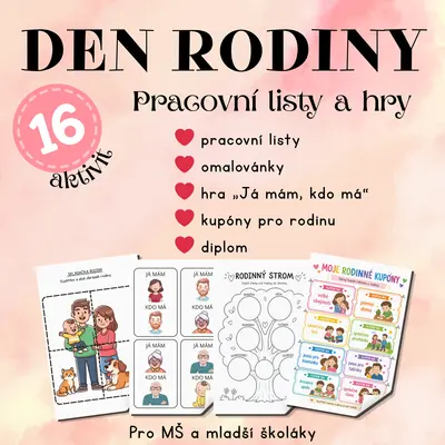 Den rodiny – aktivity pro děti, které podporují vztahy (PDF)