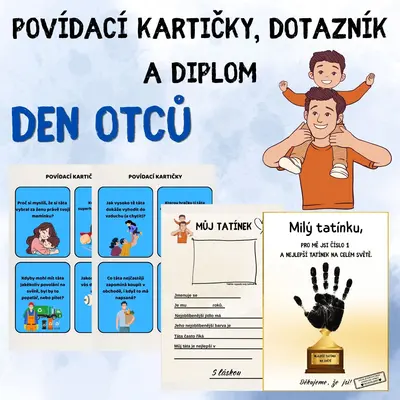 POVÍDACÍ KARTIČKY, DOTAZNÍK A DIPLOM